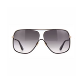 Tom Ford Sunglasses Brady Black Gold Grey Oversized Square